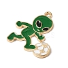 Alloy Enamel Pendants AL-CBA2C8B-03B-G-2