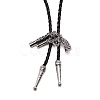 Gun Shape Laria Necklace for Men Women NJEW-WH0011-10AS-2