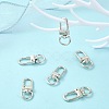 10Pcs Alloy Swivel Clasps PURS-CJ0001-01-5
