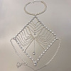 Alloy Full Crystal Rhinestone Tassel Sexy Body Chains for Bikini WGE7893-02-3