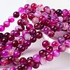 Natural Striped Agate/Banded Agate Beads AGAT-8D-5-1