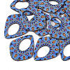 Printed Basswood Pendants X-WOOD-S045-004D-1