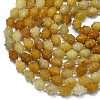 Natural Topaz Jade Beads Strands G-K389-D02-01-3
