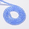 Transparent Glass Beads Strands EGLA-A039-T4mm-D07-2