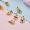 Ion Plating(IP) 304 Stainless Steel Lobster Claw Clasps STAS-H353-D-02G-6