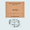 304 Stainless Steel Rotating Cuff Rings FS-WG14209-04-1