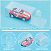 200Pcs Folding Transparent PVC Candy Treat Gift Boxes CON-WA0001-02-4