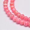 Natural Argentina Rhodochrosite Beads Strands G-D864-14-4mm-2