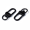 Spray Painted Eco-Friendly Alloy Swivel Snap Hooks Clasps PALLOY-T080-02A-NR-3