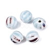 Vintage Porcelain Corrugated Beads PORC-N013-11J-1