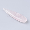 Natural Rose Quartz Pendants G-R392-09-1