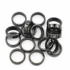 Non-Magnetic Synthetic Hematite Plain Band Ring FIND-PW0021-11G-2