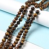 Natural Tiger Eye Beads Strands Z0RQX012-2