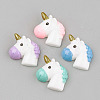 Opaque Resin Cabochons CRES-S304-54-1