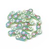 Translucent Resin Enamel Beads RESI-I048-03A-3