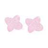 Frosted Transparent Acrylic Beads X1-OACR-P029-09B-01-3