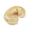 Rack Plating Brass Micro Pave Cubic Zirconia Pendants KK-Q790-01C-G-2
