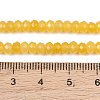 Dyed Natural Malaysia Jade Rondelle Beads Strands G-E316-2x4mm-30-5