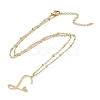 304 Stainless Steel Pendant Necklaces NJEW-H029-02G-S-2
