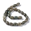 Tibetan Style dZi Beads Strands TDZI-E005-01C-4