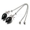 Natural Indian Agate Dowsing Pendulum Pendants GG-CBA6D08-A06-2