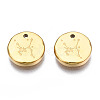 316 Surgical Stainless Steel Charms STAS-S116-418G-G-2