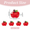 70Pcs Opaque Resin Cabochons RESI-ME0001-25-2