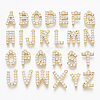 Brass Micro Pave Cubic Zirconia Charms KK-T060-05-G-NF-1