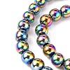 Non-magnetic Synthetic Hematite Beads Strands X-G-S096-10mm-5-4