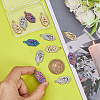 12Pcs 3 Colors 304 Stainless Steel Pendants STAS-UN0042-18-4