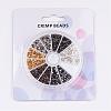1 Box Brass Crimp Beads KK-JP0010-01A-3