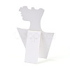Cardboard Covered with Linen Cloth Necklace & Earring Display Stands LS-ODIS-Q041-07A-2