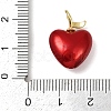 Brass Enamel Pendants KK-R224-12C-G-3