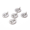 Non-Tarnish 304 Stainless Steel Charms STAS-Q201-T445-5S-3