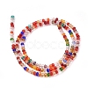 Transparent Glass Beads Strands GLAA-E415-04-2