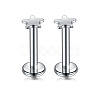 Star Stainless Steel Internally Threaded Labrets WG955BE-03-1