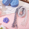 Gradient Segment Dyed Super Fine Mohair Yarn DIY-TAC0033-03C-8
