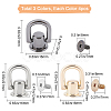 12 Sets 3 Colors Alloy Ball Studs Rivets FIND-GF0001-39-2