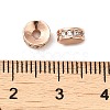 Rack Plating Brass Cubic Zirconia Beads KK-K349-03RG-3