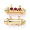 Brass Micro Pave Cubic Zirconia Pendants FIND-A012-01G-E-2