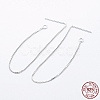 925 Sterling Silver Ear Stud Findings STER-I014-01S-B-5
