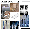Transparent Acrylic Pipe AJEW-WH0475-51L-5