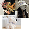 Sparkle Polyester & Metallic Mesh Ribbon for Bowknot Making OCOR-WH20007-19B-4