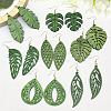 Wood Dangle Earrings for Women WGE9009-01-4