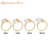Bowknot Brass Micro Pave Cubic Zirconia Cuff Ring Setting KK-A244-01B-G-4