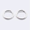 925 Sterling Silver Saw Cut Open Jump Rings STER-F036-02S-0.5x5mm-2