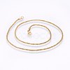 304 Stainless Steel Popcorn Chain Necklaces MAK-L015-23A-2