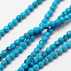 Synthetic Chinese Turquoise Bead Strands G-A129-2mm-28-1