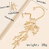 Coral Shape Alloy Dangle Stud Earrings FS-WG5BDD1-01-2