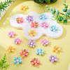 20pcs Opaque Resin Cabochons RESI-TADJ0001-08A-5